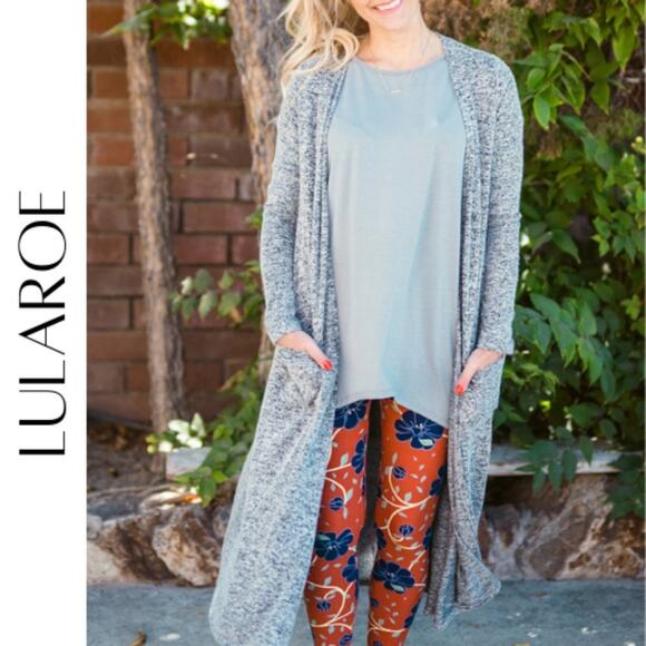 LULAROE Sarah Duster - Cardigan, Variegated Blue XS, NWT! - Picture 1 of 10